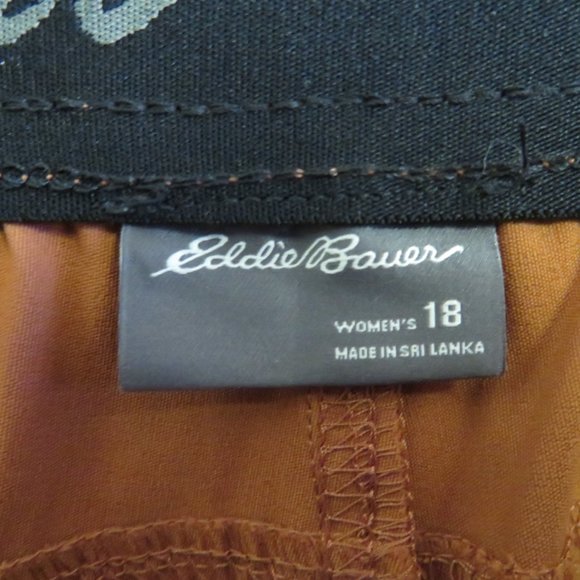 EDDIE BAUER - Rust Pants  - Size 18W - Picture 4 of 7